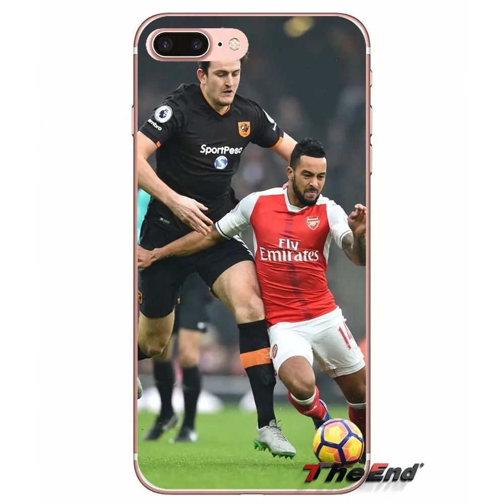 Для sony Xperia Z Z1 Z2 Z3 Z5 компактный M2 M4 M5 E3 T3 XA Aqua LG G4 G5 G3 g2 мини Капа Тео Уолкотт Soccer Star