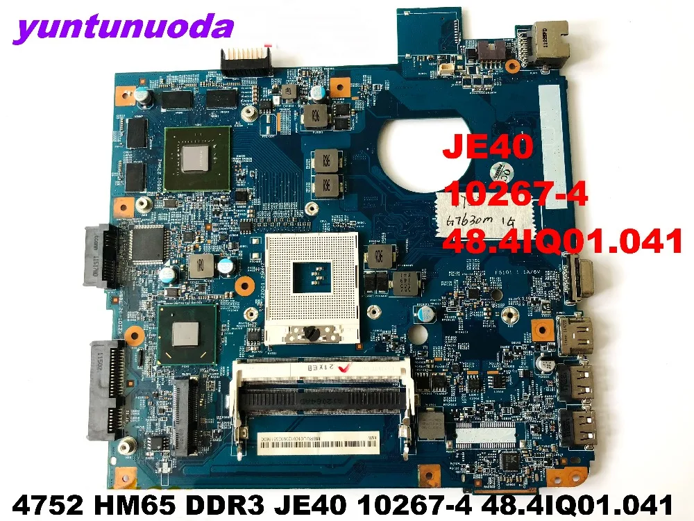 

Original for ACER 4750 4752 motherboard HM65 DDR3 JE40 10267-4 48.4IQ01.041 tested good free shipping