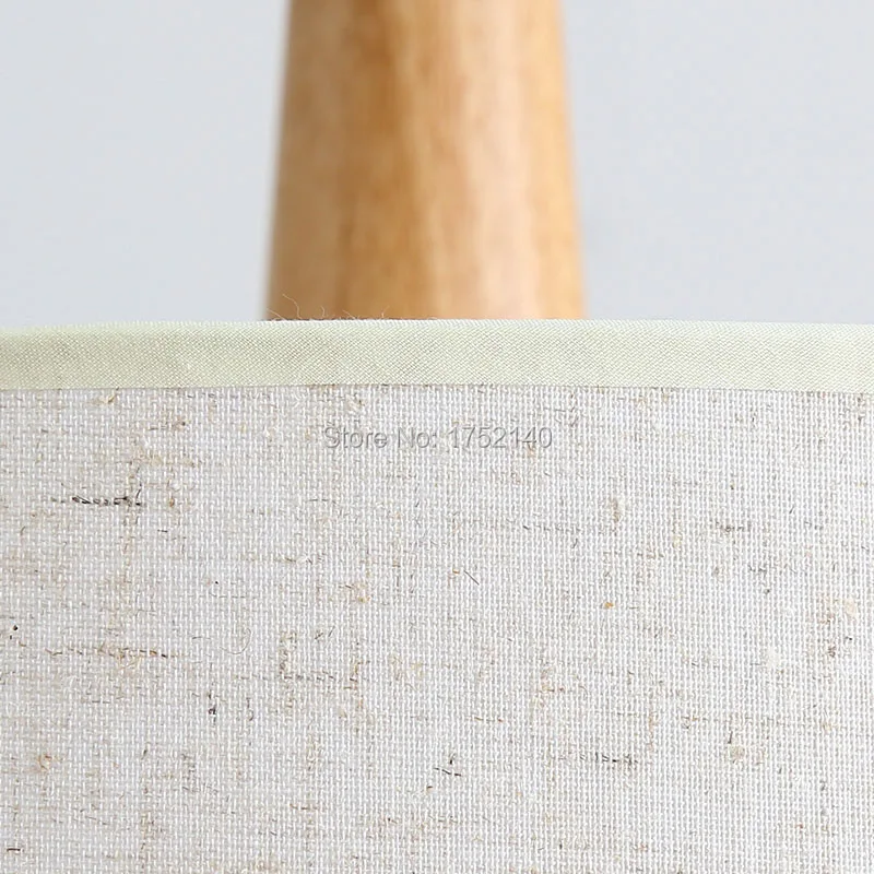 Высококачественные деревянные подвесные светильники с льняным абажуром