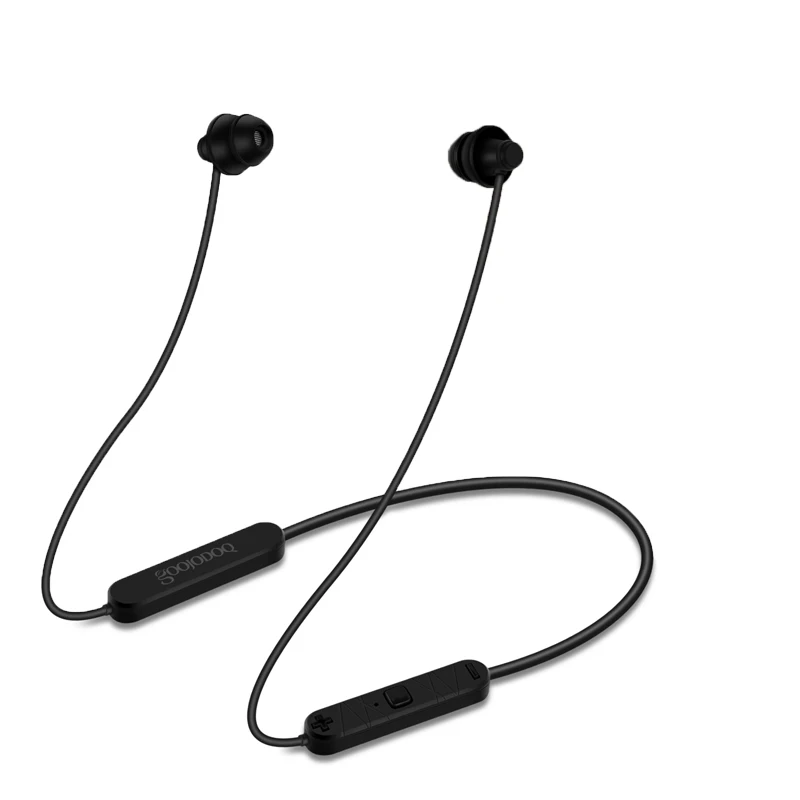 Черный Bluetooth наушники HIFI 5,0 Bluetooth наушники спортивные наушники с микрофоном спортивные наушники для xiaomi huawei iPhone Спящая гарнитура - Цвет: Черный