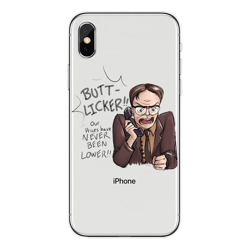 Офис, ТВ-шоу, чехол из мягкого ТПУ, задняя крышка для iphone XS MAX 6 6S 7 8 Plus X XR 5S SE, чехол, чехол для телефона, чехол для Майкла Скотта - Цвет: TPU