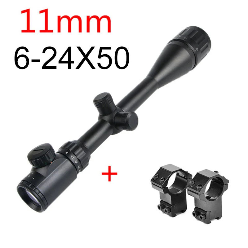 6-24X50 11MM B BESTSIGHT 3-9X40 6-24X50 Riflescopes охотничий прицел с зеленым красным подсветкой страйкбольная оптика Riflescope охотничий прицел - Цвет: 6-24X50 11MM