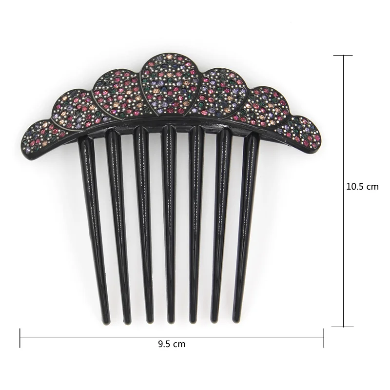Женские Модные расчески для волос со стразами роскошные аксессуары из