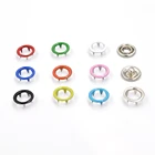 (100 компл.Лот) Ipomoea snap. 100 металлических кнопок + 1 инструмент для установки. Металлические заклепки. Разноцветная кнопка для детской одежды