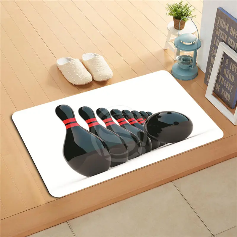 #q306s Custom HD bowling Doormat Home Decor Door mat Floor Mat Bath Mats foot pad U-306sitt-718u | Дом и сад