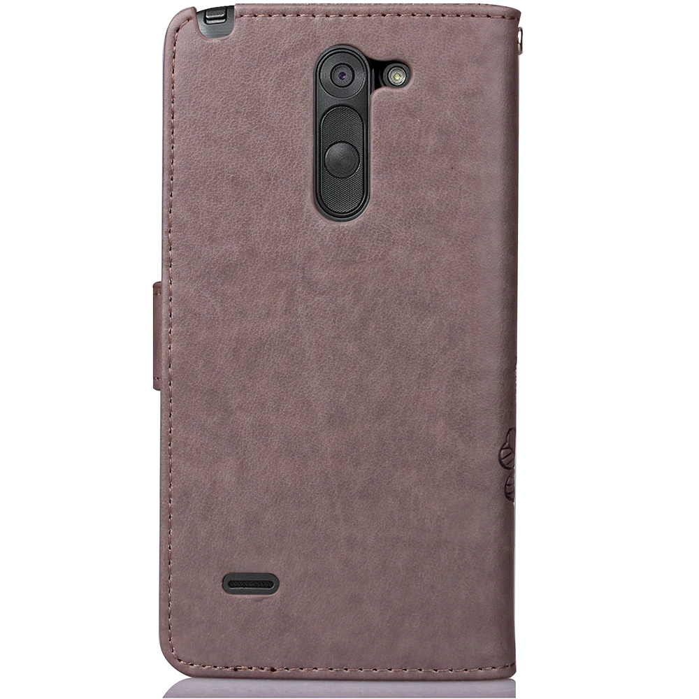 Чехол с цветочным принтом для LG G3 Stylus D690, кожаный бумажник, флип-чехол, чехол для LG D690 G3 Stylus, чехол для телефона с отделениями для карт