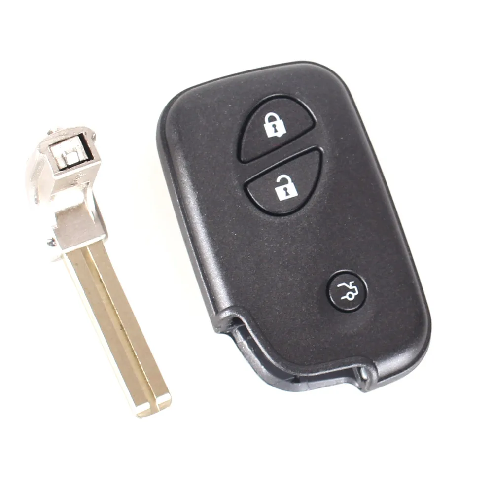 Dandkey Замена Smart Remote случае ключ FOB Автозапуск 3 Пуговицы для Lexus IS250 ES350 GS350 LS460 GS с