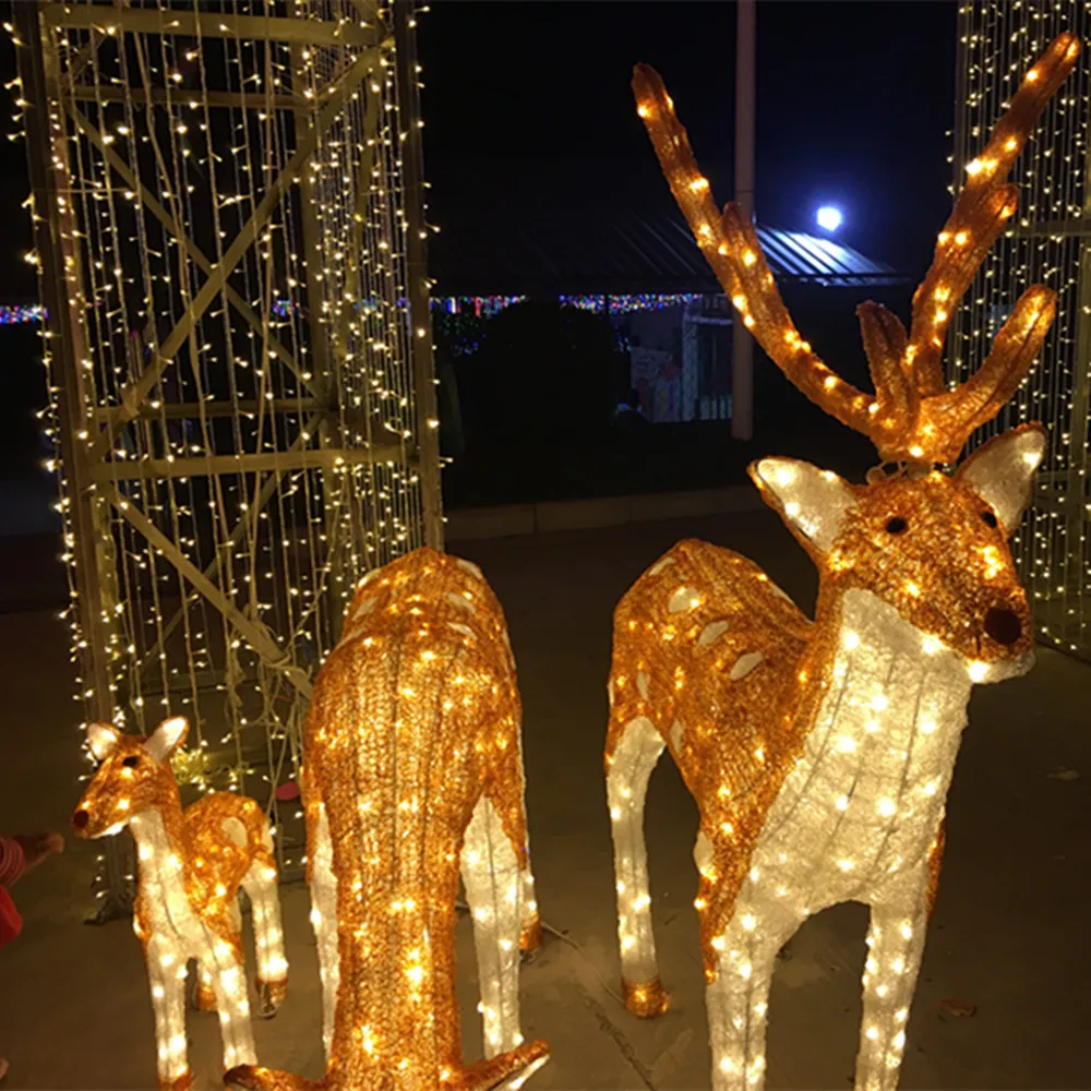 YIYANG домашняя Светодиодная лампа festa de casamento 400LED 50 м 220В Украшение разноцветные