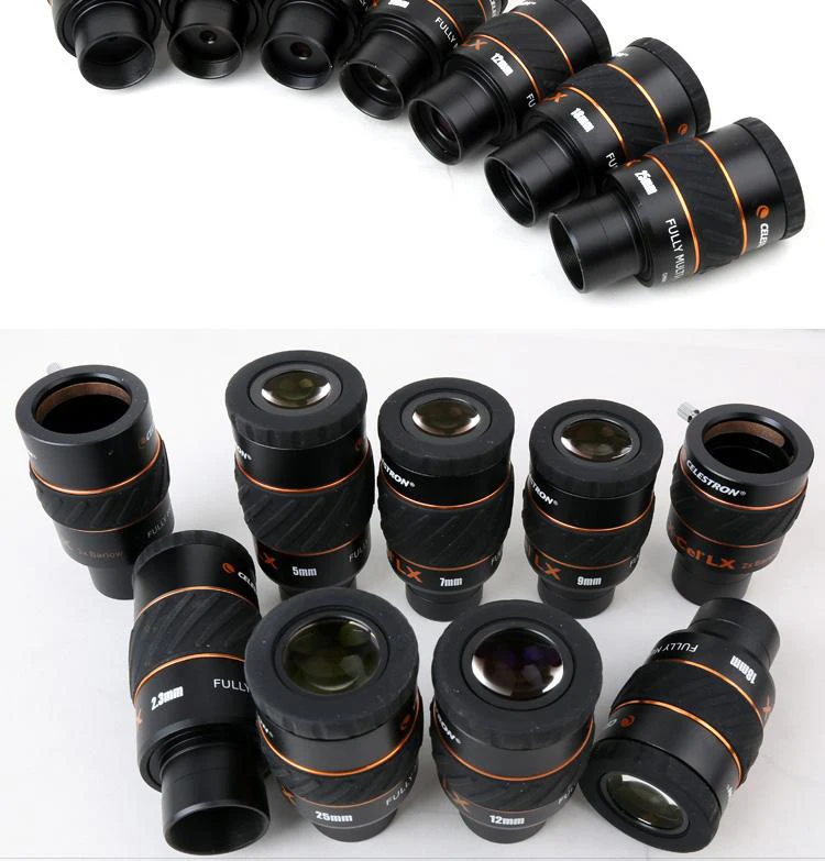 Окуляр CELESTRON X-CEL LX 2,3 мм, широкоугольный окуляр с высоким разрешением и большим диаметром, аксессуары для телескопа, цена за одну штуку (art.: 7a692033c) - 7a692033c