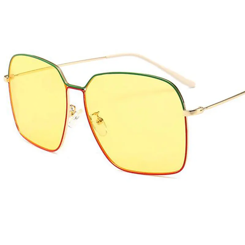 Итальянские Роскошные брендовые дизайнерские винтажные женские очки больших