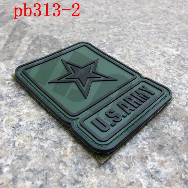 3D ПВХ патч США армейский логотип военный тактический боевой Резиновый патч