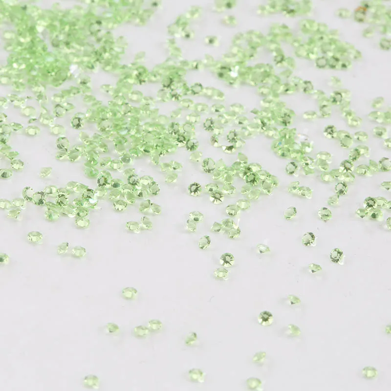 light green Купить 1 получить бесплатные 1 кристалл 1,1 мм ногтей Украшенные стразами Стекло Micro Стразы для 3D украшения ногтей маникюрные инструменты - Цвет: light green