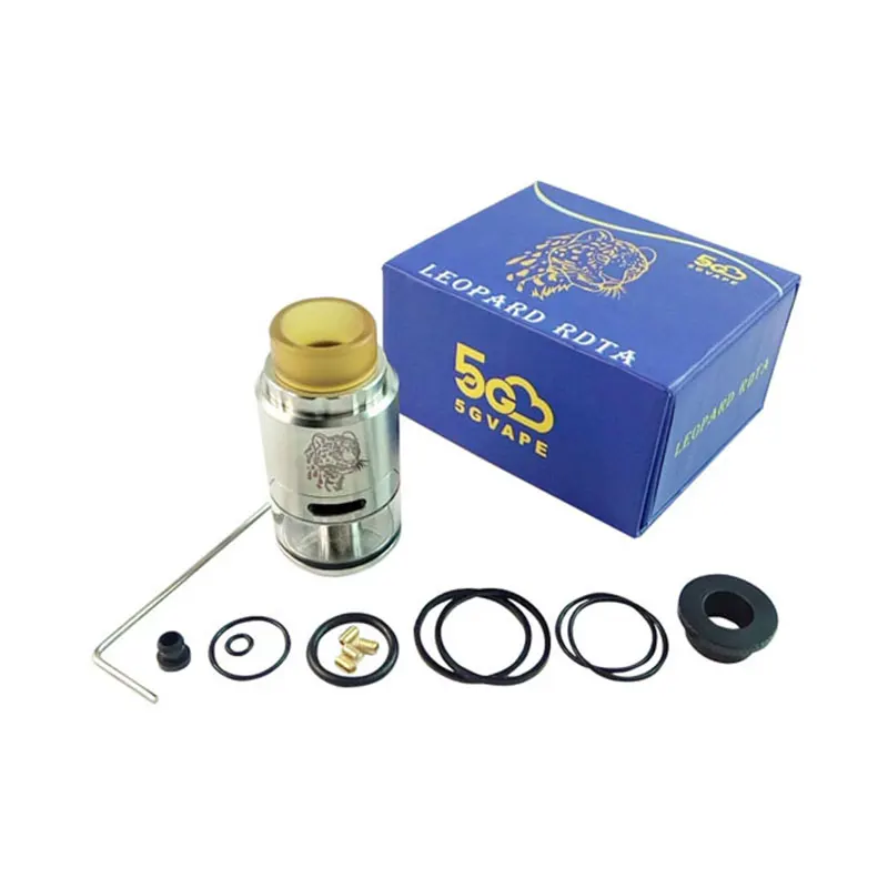 Оригинальный атомайзер 5GVAPE Leopard RDTA электронная сигарета Бак 4 мл диаметр 22 мм