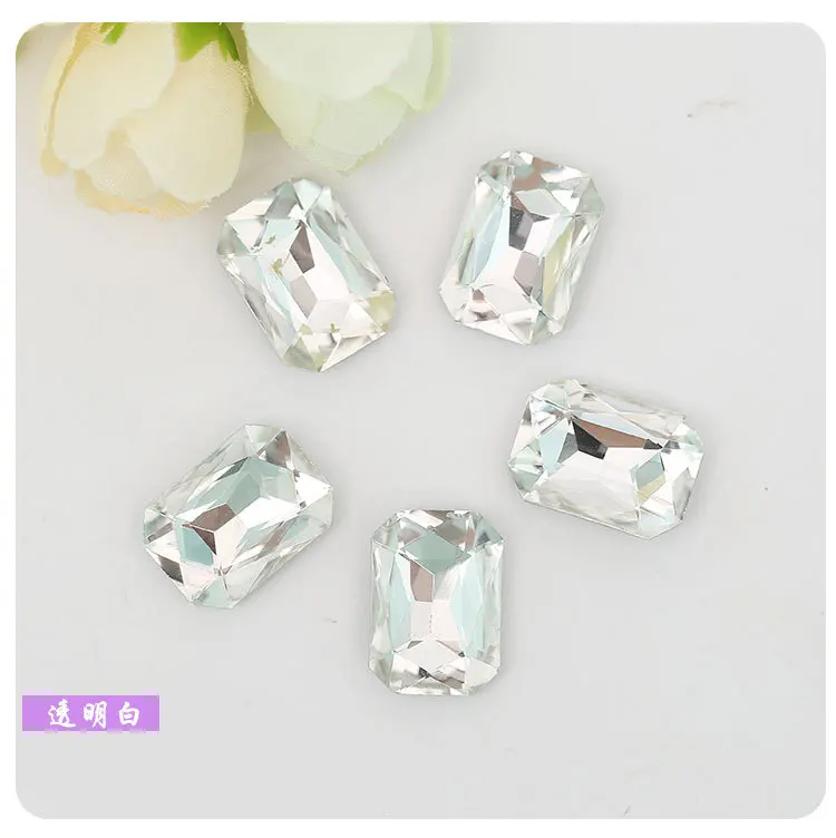 Высококачественные Аксессуары для ювелирных изделий белый прямоугольник восемь