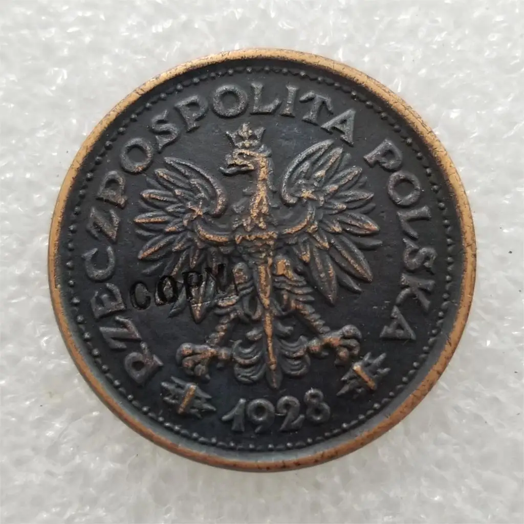 Type_2 1928-Польша 1-ZLOTY копия памятных монет-копия монет медаль коллекционные монеты