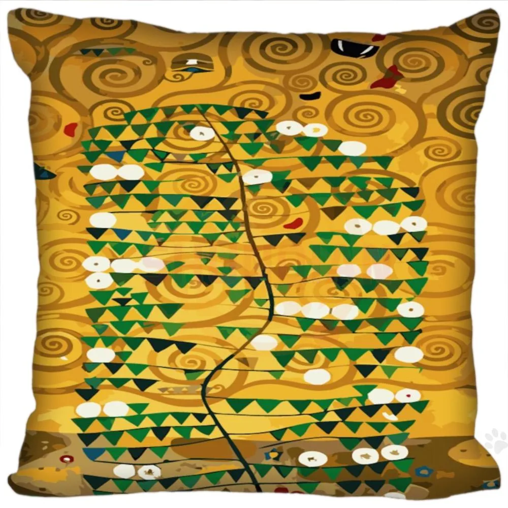 

H+P#92 New Hot Custom Pillowcase Gustav Klimt #1 soft 45x45 cm (Twin sides) Pillow Cover Zippered SQ01003@H092