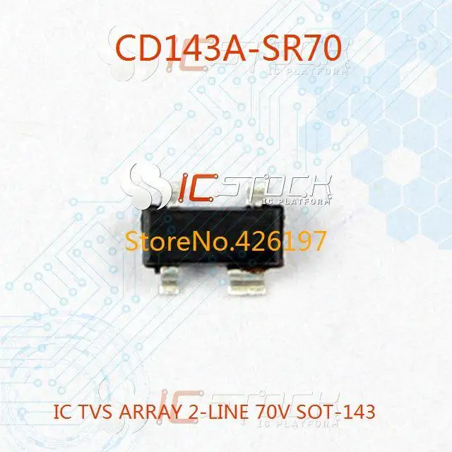 Бесплатная Доставка CD143A SR70 IC ТВС ARRAY 2 СТРОЧНЫЙ 70 В SOT 143 CD143 10 ШТ.|array speaker|array rangearray |