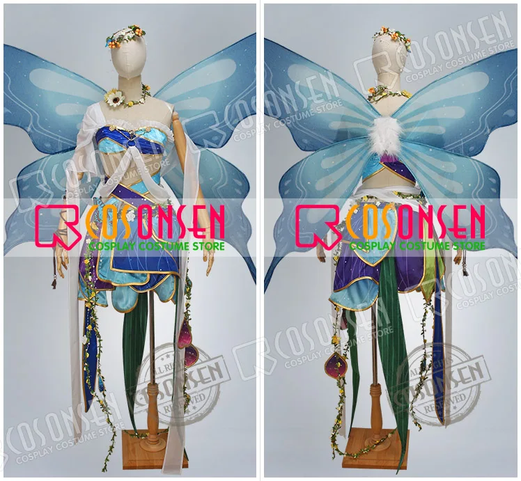 COSPLAYONSEN Love Live! Косплей костюм эль из страны феи после пробуждения Ayase Eli с