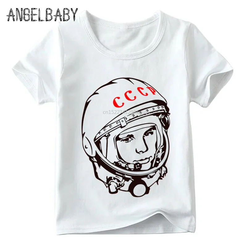 Детская футболка с принтом СССР гагагарина коротким рукавом | одежда и обувь