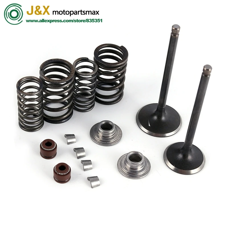 High Quality GY6 125cc Scooter Moped Engine INTAKE EXHAUST Valves Set 152QMI | Автомобили и мотоциклы