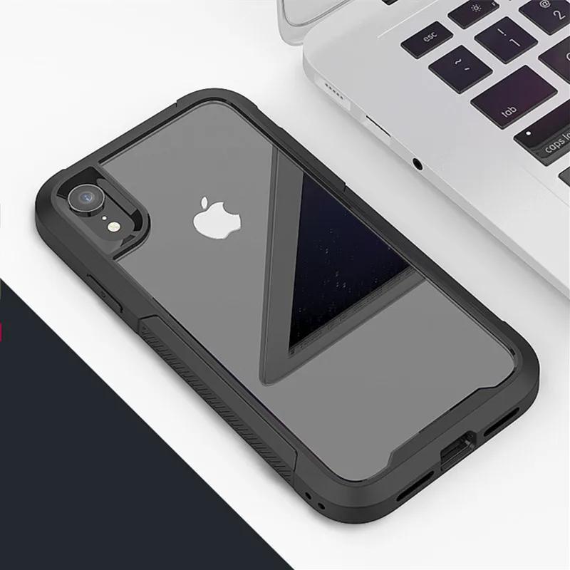 Новый чехол для телефона прозрачный противоударный iPhone SE 2 2020 11 Pro Max XS MAX XR X 6 6S 8 7 Plus