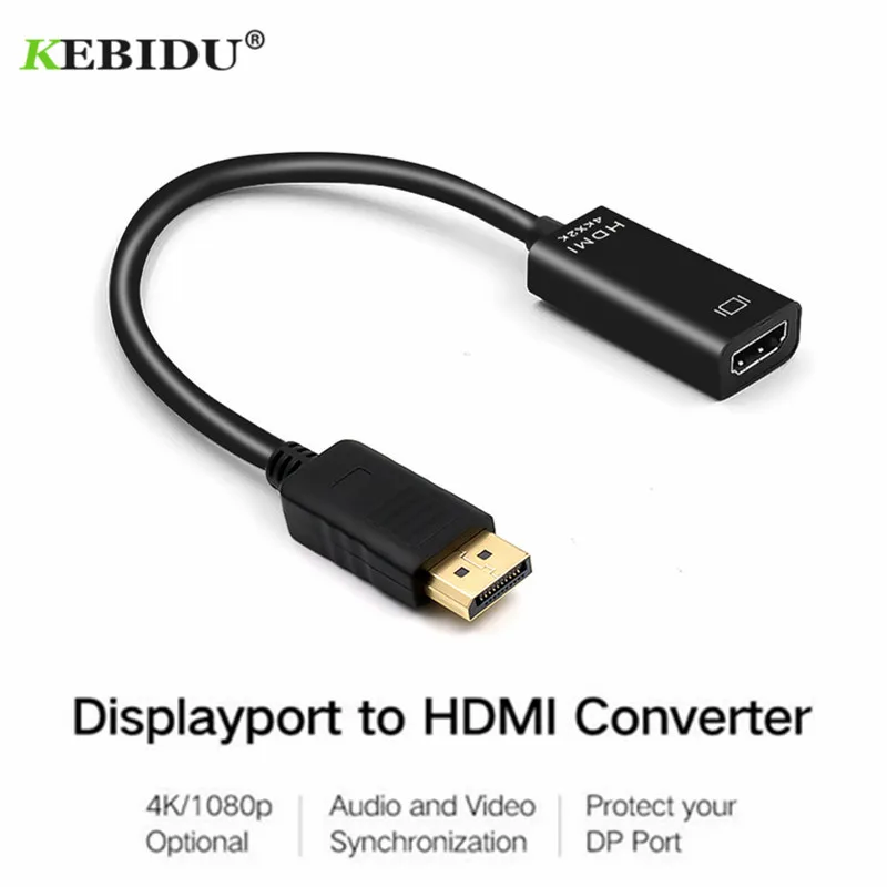 4K 1080P DP Display port адаптер Port кабель конвертер для PC проектор to HDMI совместимый