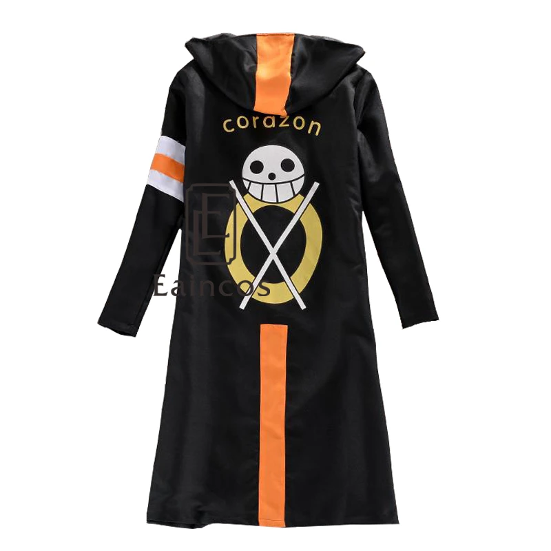 Аниме цельный костюм 3-го поколения Трафальгар Ло плащ косплей Хэллоуин