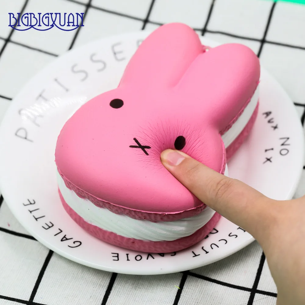 Лидер продаж Забавный Squishy замедлить рост squeeze милые jumbo кролик Игрушечные