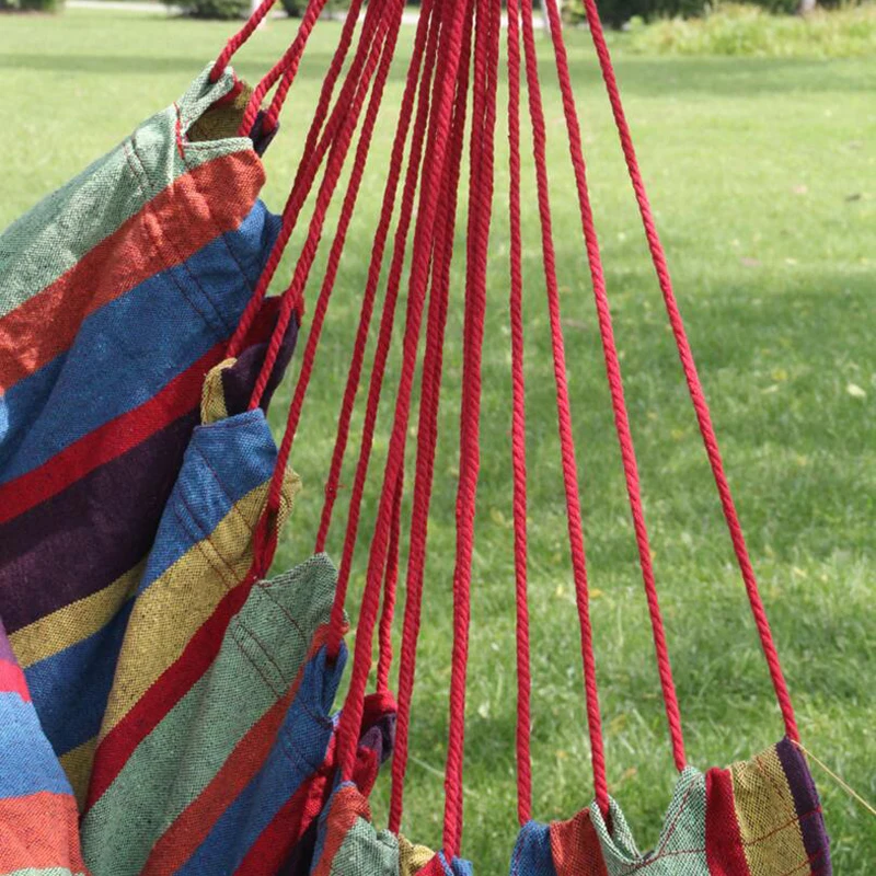 Холст гамак портативный открытый Колыбель стул Удобный домашний общежития отдых