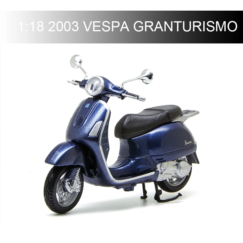 Модель мотоцикла Maisto VESPA Piaggio 2003 granтуризм 1:18 модель велосипеда база под давлением