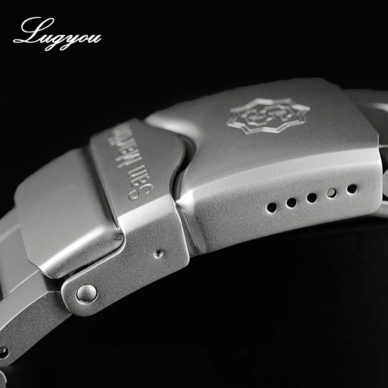 Часы Lugyou San Martin Diver Мужские механические из нержавеющей стали с песком сапфиром