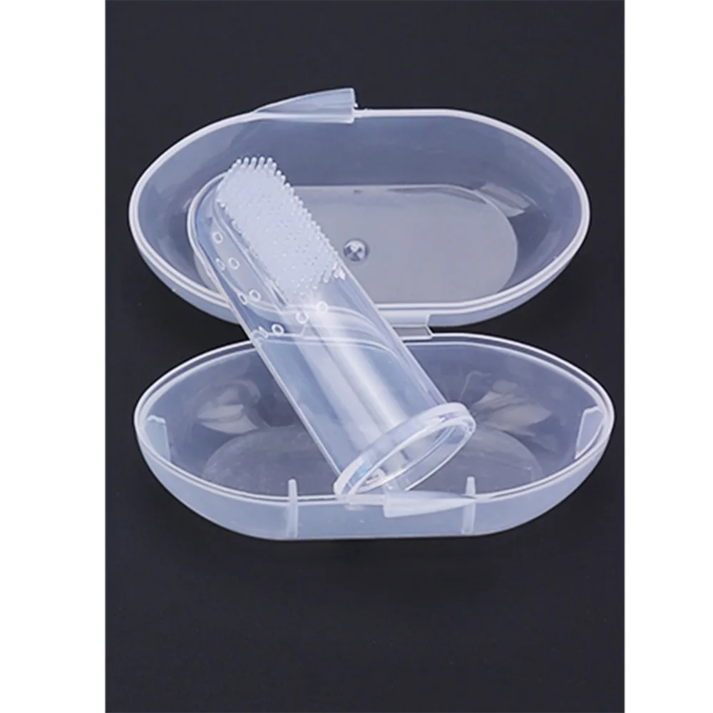 1 Pc New Soft Silicone Baby Toothbrush Bristle Deciduous Teeth Toothbrush Dental Oral Care for Babies Kids Training Brush Tool