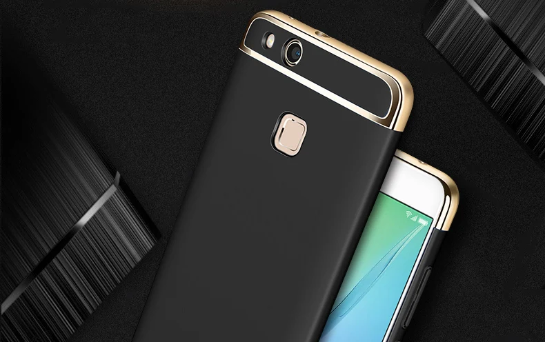 Huawei P10 Lite, позолоченный жесткий чехол для huawei Ascend P10 Lite, 5,2 дюйма, задняя крышка, защитный чехол для мобильного телефона