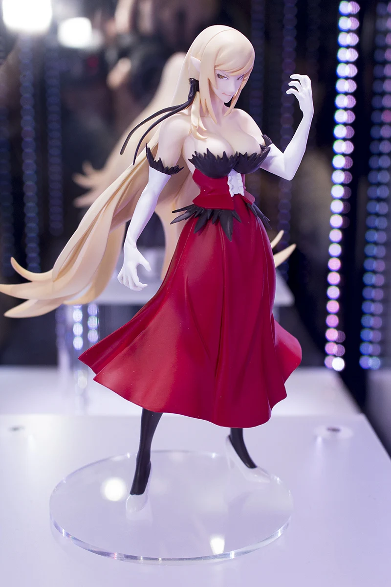 Фигурка Oshino Shinobu Kissshot Kiss-Shot Оригинальная фигурка Banpresto senjougaхара Hitagi SQ 18 см из ПВХ