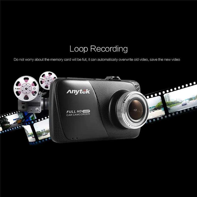 4 0 дюймовый ЖК экран Full HD 1080P Автомобильный видеорегистратор камера для вождения