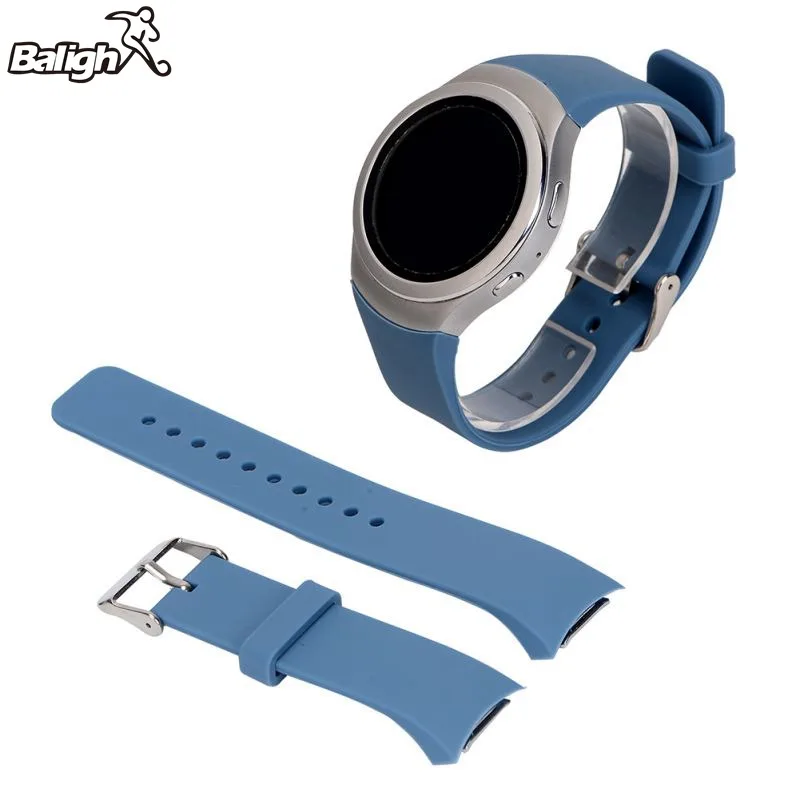 Новейшая мода спортивный силиконовый ремешок для смарт samsung Galaxy gear S2 SM-R720 ремешок для часов стильный силиконовый сменный ремешок