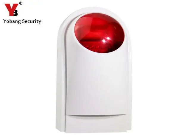 Yobang Security WIFI Wireless Solar Outdoor PIR Motion Sensor APP Remote Control Home Safety Alarm System Indoor Siren | Безопасность и