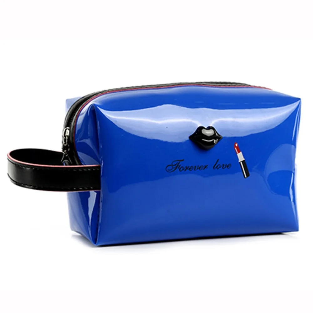 2018 новая Корейская однотонная цветная Косметика сумка стерео губная помада