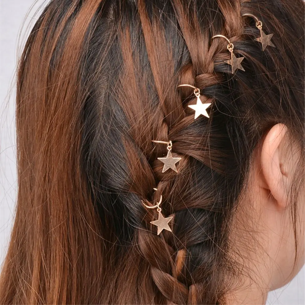10 шт./пакет косы женские аксессуары для волос Очаровательный Сплав Круглый обруч