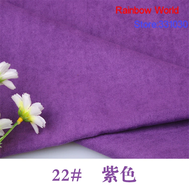 Тонкая замшевая ткань для шитья диванов и подушек фиолетовая 22 # материал одежды