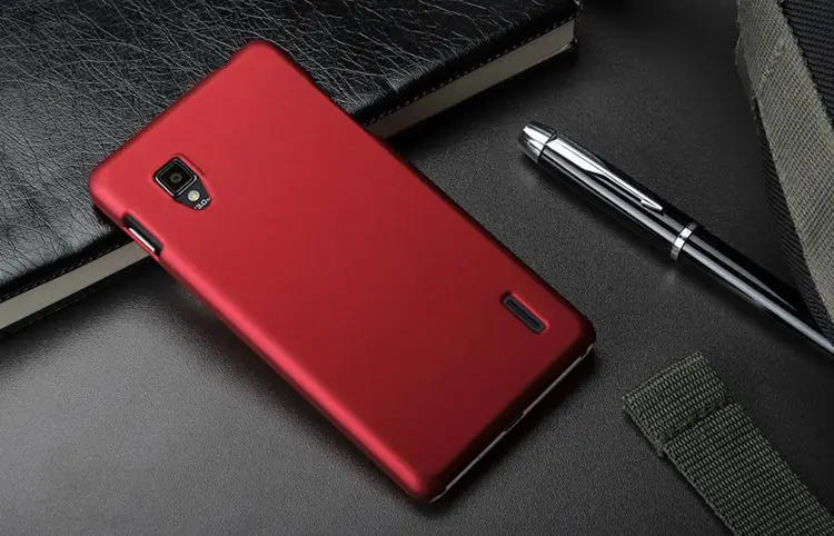 Матовый Жесткий кожаный чехол для LG Optimus G 4G E975 LS970 E971 E973 F180 | Мобильные телефоны и