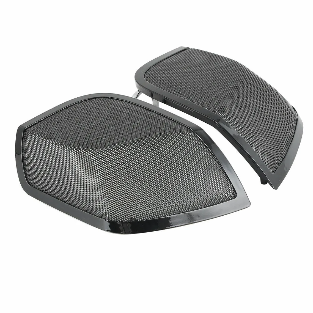 Мотоциклетные седловые колонки 5x7 дюймов с крышкой для Harley Touring Road King Electra Glide Street