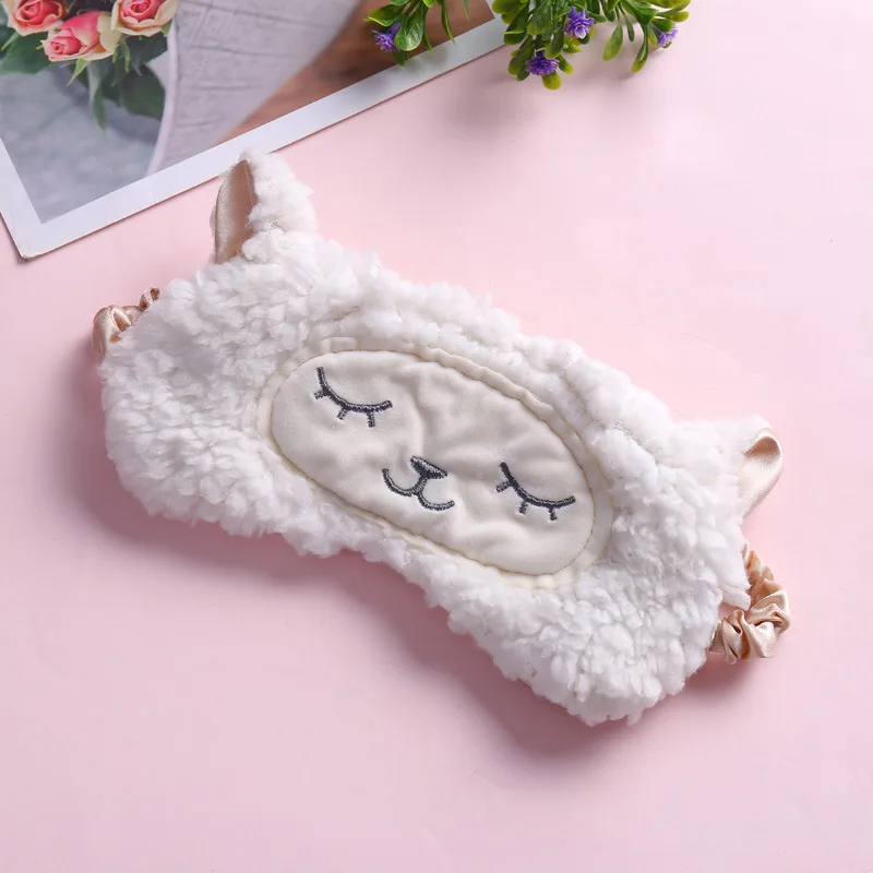 1 шт. овечья повязка на глаза для сна черная маска сна|Устройство ухода за кожей