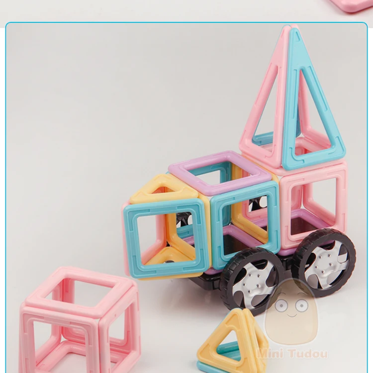 Children Magnet Toy Big Magnetic Designer Construction Set Model Building Plastic Magnetic Blocks Educational Toys For Kids Gift