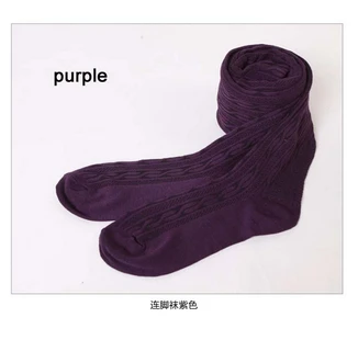 K052 2 Purple YRRETY осенне-зимние женские новые модные супер эластичные повседневные теплые леггинсы из искусственного бархата вязаные плотные тонкие хлопковые эластичные штаны - Цвет: K052 2 Purple