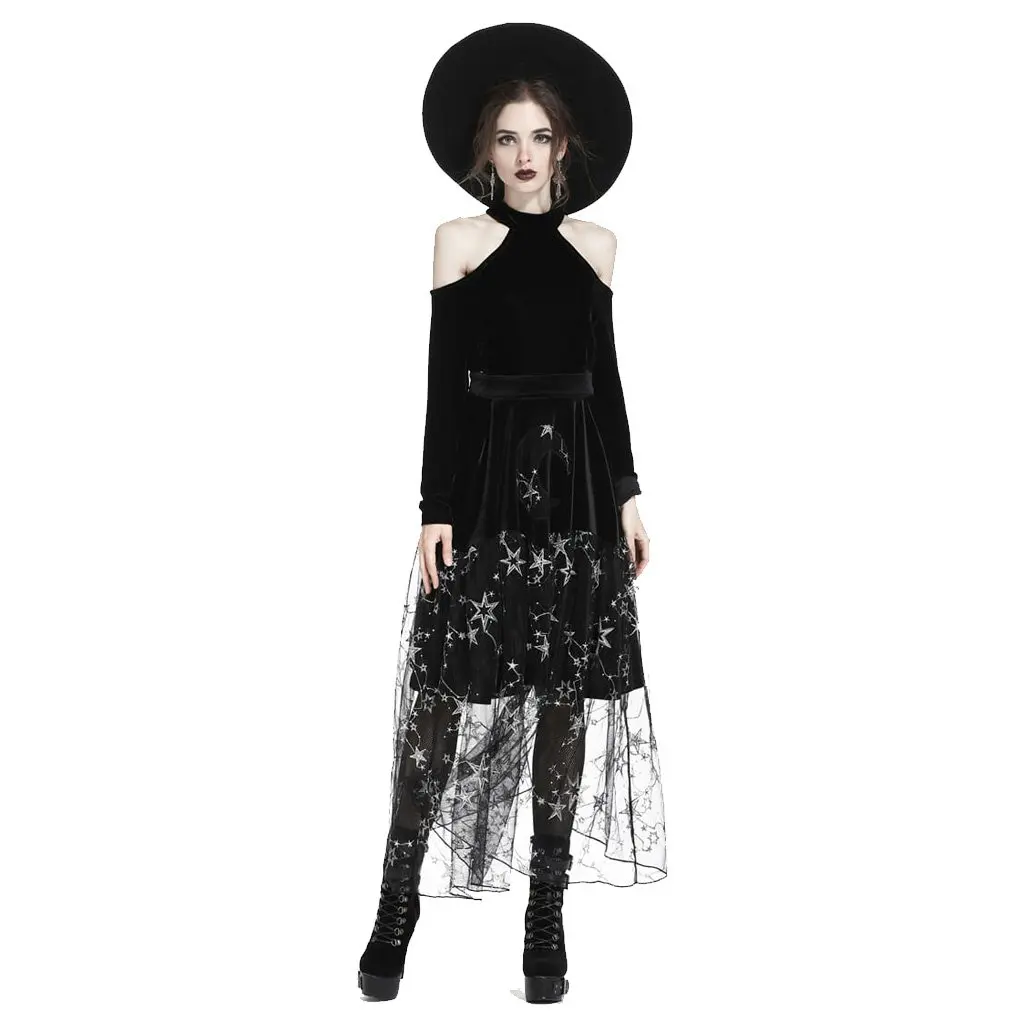 Женская накидка Darkinlove Goth Moon &amp Star BW056 |