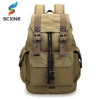 Рюкзак мужской, для активного отдыха, путешествий, армейский, Холщовый, тактический, для походов