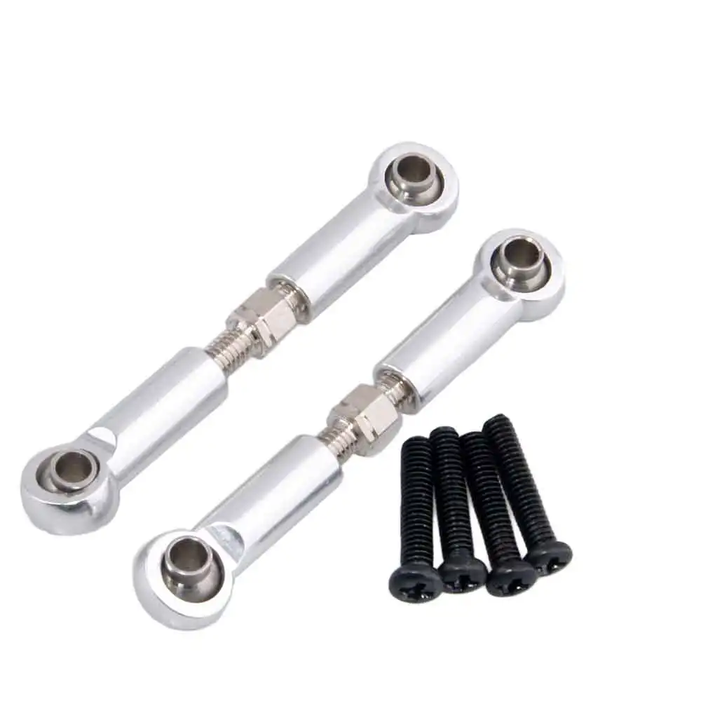 2 шт. Регулируемая тяга Алюминиевый F/R сервопривод руля для Rc хобби модель