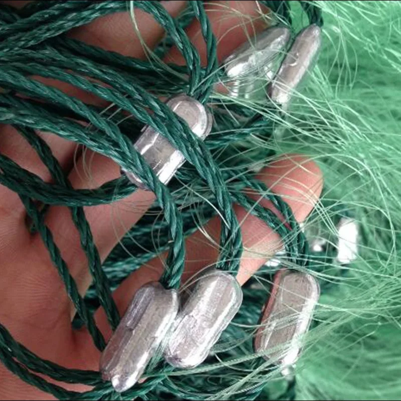 Качественная Толстая жаберная сеть ручная 3 слоя 5 см для ослабления раковины