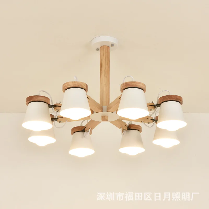 Скандинавский подвесной светильник s для дома современный Деревянный